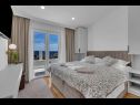 Appartamenti Prgo - with view and parking: A1(6), A2(6), A3(4) Makarska - Riviera Makarska  - Appartamento - A3(4): la camera da letto