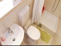 Appartamenti Srzi 1 - 200 m from sea: A4(2+2), A5(4) Makarska - Riviera Makarska  - Appartamento - A4(2+2): il bagno con la toilette