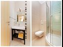 Appartamenti Gianni - modern & great location: SA1(2), A2(2+2), A3(2+2) Makarska - Riviera Makarska  - Appartamento - A2(2+2): il bagno con la toilette