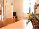 Appartamenti Srzi - 200 m from sea: A1(7+1), SA2(2), A3(2+1) Makarska - Riviera Makarska  - Appartamento - A3(2+1): la sala da pranzo