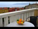 Appartamenti Ivi - big parking and courtyard SA2(3), SA4(2+1), SA3(2+1), SA5(2+1), SA6(2+1) Makarska - Riviera Makarska  - Studio appartamento - SA5(2+1): la terrazza