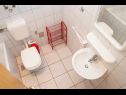 Appartamenti Ruza - sea view: A1(4), A2(4), A4(3+2), SA5(2), SA6(2+1), SA7(2), A8(2+2) Makarska - Riviera Makarska  - Appartamento - A1(4): il bagno con la toilette