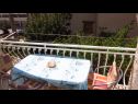 Appartamenti Ruza - sea view: A1(4), A2(4), A4(3+2), SA5(2), SA6(2+1), SA7(2), A8(2+2) Makarska - Riviera Makarska  - Appartamento - A4(3+2): la terrazza