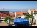 Appartamenti Ruza - sea view: A1(4), A2(4), A4(3+2), SA5(2), SA6(2+1), SA7(2), A8(2+2) Makarska - Riviera Makarska  - Studio appartamento - SA6(2+1): la terrazza