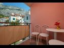 Appartamenti Ruzi - family and friends: A1(9+2) Makarska - Riviera Makarska  - Appartamento - A1(9+2): la terrazza