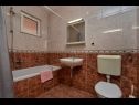 Appartamenti Ruzi - family and friends: A1(9+2) Makarska - Riviera Makarska  - Appartamento - A1(9+2): il bagno con la toilette