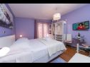 Appartamenti Palmina - comfort apartment: A1 veliki (6),  A2 žuti (4+1), A3 lila (2), SA4 bijeli (2) Makarska - Riviera Makarska  - Studio appartamento - SA4 bijeli (2): la camera da letto