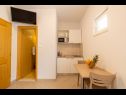 Appartamenti Gianni - modern & great location: SA1(2), A2(2+2), A3(2+2) Makarska - Riviera Makarska  - Studio appartamento - SA1(2): la cucina con la sala da pranzo