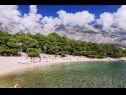 Appartamenti Ennio - free parking: A1(6+2) Makarska - Riviera Makarska  - la spiaggia