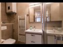 Appartamenti Josi - great view: A1(4+2) Makarska - Riviera Makarska  - Appartamento - A1(4+2): il bagno con la toilette