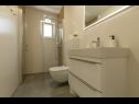 Appartamenti Mario - with terace: A1(2+2), A2(4), A3(2+2) Makarska - Riviera Makarska  - Appartamento - A2(4): il bagno con la toilette