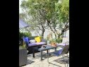 Appartamenti Viki - seaview & garden terrace: A1(6) Makarska - Riviera Makarska  - Appartamento - A1(6): la terrazza ortense