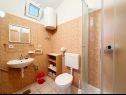 Appartamenti Mira - 10 m from beach: SA3(2), SA4(2), A5(2+2) Zaostrog - Riviera Makarska  - Studio appartamento - SA3(2): il bagno con la toilette