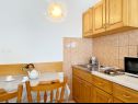 Appartamenti Mira - 10 m from beach: SA3(2), SA4(2), A5(2+2) Zaostrog - Riviera Makarska  - Studio appartamento - SA3(2): la cucina con la sala da pranzo