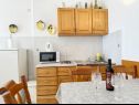 Appartamenti Mira - 10 m from beach: SA3(2), SA4(2), A5(2+2) Zaostrog - Riviera Makarska  - Studio appartamento - SA4(2): la cucina con la sala da pranzo