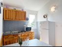 Appartamenti Mira - 10 m from beach: SA3(2), SA4(2), A5(2+2) Zaostrog - Riviera Makarska  - Appartamento - A5(2+2): la cucina con la sala da pranzo
