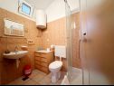Appartamenti Tomo - 10 m from beach: A1(2+2), SA2(2) Zaostrog - Riviera Makarska  - Appartamento - A1(2+2): il bagno con la toilette