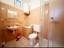 Appartamenti Tomo - 10 m from beach: A1(2+2), SA2(2) Zaostrog - Riviera Makarska  - Appartamento - A1(2+2): il bagno con la toilette