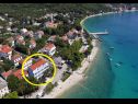 Appartamenti e camere Tomo 1 - at the beach: A4(2+2), RA1(2), RA2(2), RA3(2) Zaostrog - Riviera Makarska  - la casa
