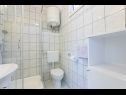 Appartamenti Anki - 15 m from sea: A1(4), A2(3), A3(2+1), A4 east(2+1) Zivogosce - Riviera Makarska  - Appartamento - A2(3): il bagno con la toilette