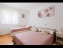 Appartamenti Anki - 15 m from sea: A1(4), A2(3), A3(2+1), A4 east(2+1) Zivogosce - Riviera Makarska  - Appartamento - A2(3): la camera da letto