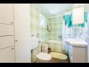 Appartamenti Anki - 15 m from sea: A1(4), A2(3), A3(2+1), A4 east(2+1) Zivogosce - Riviera Makarska  - Appartamento - A4 east(2+1): il bagno con la toilette