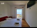 Appartamenti Mir - free parking: SA2(2), SA3(2), A4(2+2), A5(6+1) Zivogosce - Riviera Makarska  - Appartamento - A4(2+2): la camera da letto