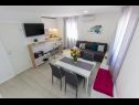 Appartamenti Beti comfort - 300m from beach A1(3+1) Betina - Isola di Murter  - Appartamento - A1(3+1): la cucina con la sala da pranzo