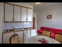 Appartamenti IK A1(2+1), A2(2), SA3(2), SA4(2), A5(4) Jezera - Isola di Murter  - Appartamento - A1(2+1): la cucina con la sala da pranzo