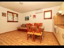 Appartamenti Slađa - 150 m from beach: A1(4+1), A2(4+1) Jezera - Isola di Murter  - Appartamento - A1(4+1): la cucina con la sala da pranzo