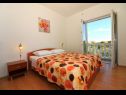 Appartamenti Slađa - 150 m from beach: A1(4+1), A2(4+1) Jezera - Isola di Murter  - Appartamento - A2(4+1): la camera da letto