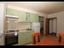 Appartamenti Slađa - 150 m from beach: A1(4+1), A2(4+1) Jezera - Isola di Murter  - Appartamento - A2(4+1): la cucina con la sala da pranzo