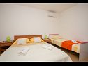 Appartamenti Petar - free parking A1(3+1), A2(5) Dugi Rat - Riviera Omis  - Appartamento - A1(3+1): la camera da letto