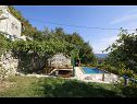 Casa vacanza Mario - with pool: H(6+2) Gata - Riviera Omis  - Croazia - la piscina (casa e dintorni)