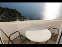 Appartamenti Paradiso with gorgeous sea view: A1 Doris (4+2), SA2 Petra (2+2), SA3 Nina (2) Lokva Rogoznica - Riviera Omis  - Appartamento - A1 Doris (4+2): il balcone