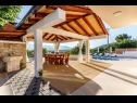 Casa vacanza Jurica-with heated pool: H(8) Nova Sela - Riviera Omis  - Croazia - la terrazza coprita (casa e dintorni)