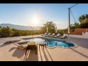 Casa vacanza Jurica-with heated pool: H(8) Nova Sela - Riviera Omis  - Croazia - la piscina