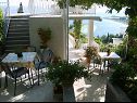 Appartamenti Ivan - with parking : A1(3), A2(2) bungalov, A3(2) Omis - Riviera Omis  - la terrazza comune (casa e dintorni)