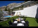 Casa vacanza Miho - with pool : H(12+4) Omis - Riviera Omis  - Croazia - la terrazza (casa e dintorni)