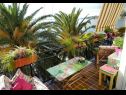 Appartamenti Nasta - 10 m from beach: A1(2+2), SA2(2), SA3(2) Omis - Riviera Omis  - Appartamento - A1(2+2): la terrazza