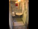 Appartamenti Nasta - 10 m from beach: A1(2+2), SA2(2), SA3(2) Omis - Riviera Omis  - Studio appartamento - SA2(2): il bagno con la toilette