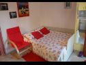 Appartamenti Nasta - 10 m from beach: A1(2+2), SA2(2), SA3(2) Omis - Riviera Omis  - Studio appartamento - SA2(2): la camera da letto