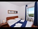 Appartamenti Rene - seaview & parking space: A1(2+2), A2(2+2), A3(6+2) Omis - Riviera Omis  - Appartamento - A1(2+2): la camera da letto