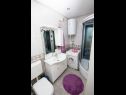 Appartamenti Jerko - 200 m from beach: A1(3+2) Omis - Riviera Omis  - Appartamento - A1(3+2): il bagno con la toilette