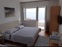 Appartamenti Ivan - with parking : A1(3), A2(2) bungalov, A3(2) Omis - Riviera Omis  - Appartamento - A3(2): la camera da letto