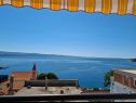 Appartamenti Aurel - sea view: A1(4+1) Omis - Riviera Omis  - lo sguardo sul mare