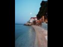 Appartamenti Gorda - by the sea: A1(2+2) Pisak - Riviera Omis  - la spiaggia