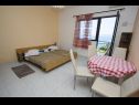 Appartamenti Stipica - 100 m from beach: A1(3+2), A3(2+2), SA4(2), A5(2+2) Ruskamen - Riviera Omis  - Appartamento - A1(3+2): il soggiorno