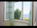 Appartamenti Stipica - 100 m from beach: A1(3+2), A3(2+2), SA4(2), A5(2+2) Ruskamen - Riviera Omis  - Appartamento - A5(2+2): lo sguardo dalla finestra
