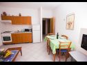 Appartamenti Sea View - 250 m from sea: A1 Grande(7+1), A2 Vila Jadrana(2+1) Suhi Potok - Riviera Omis  - Appartamento - A2 Vila Jadrana(2+1): la cucina con la sala da pranzo